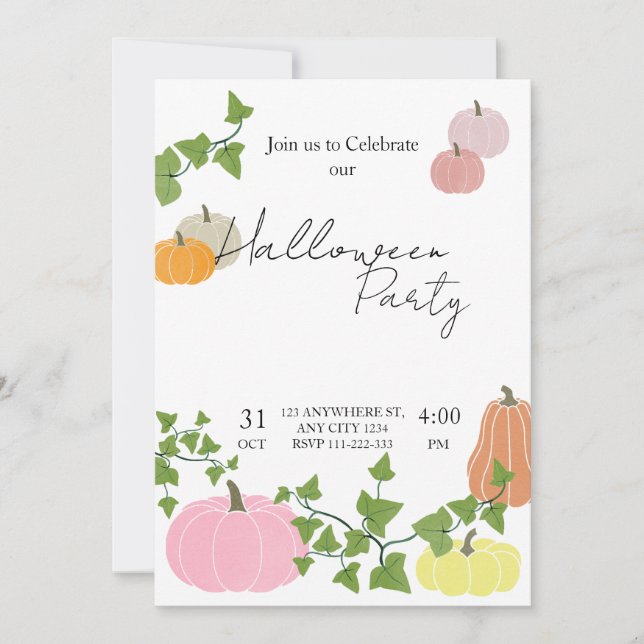 HALLOWEEN INVITATIONS (Framsida)