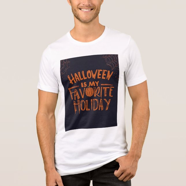 Halloween is my favorite design T Shirt  (Framsida)