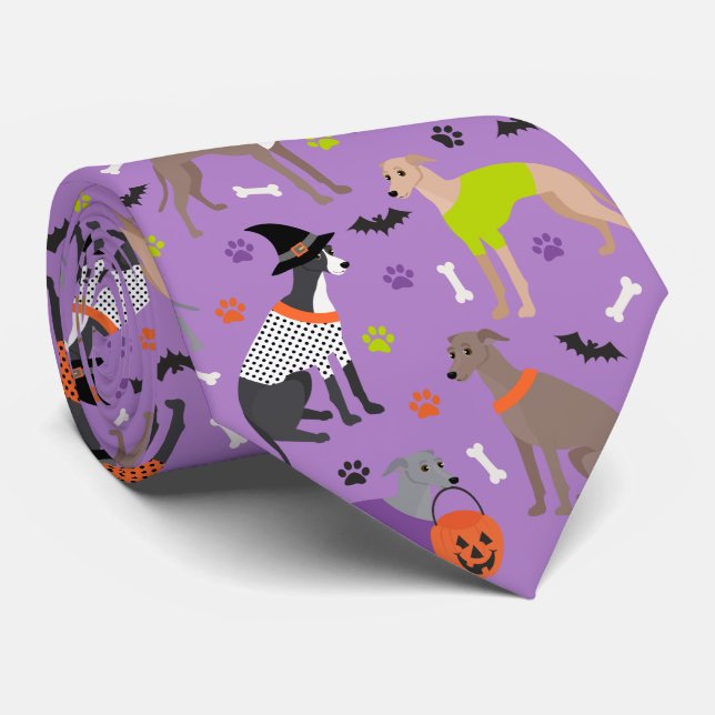 Halloween Italienska Greyhound Slips (Rullad)