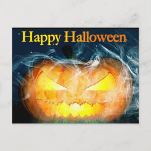 Halloween-Jack-0-lantern Vykort