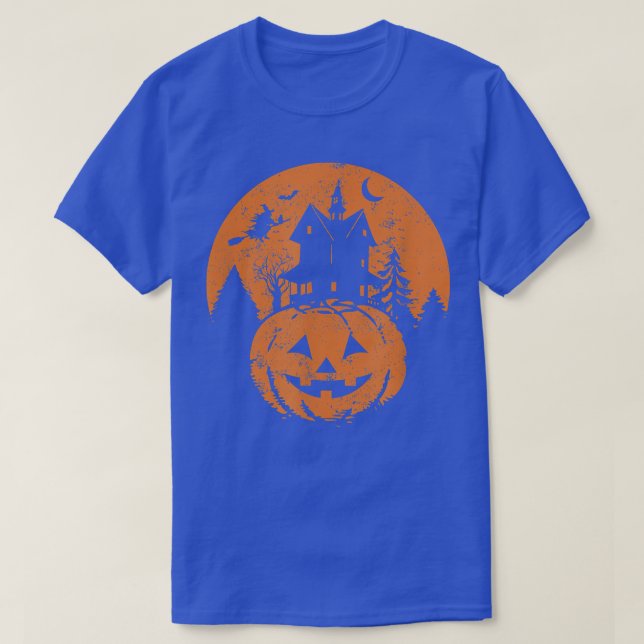 Halloween Jack Lantern JackoLantern Pumpkin Witch T Shirt (Design framsida)