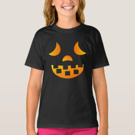 Halloween Jack-o'-lantern Ansikte Girl's T-Shirt