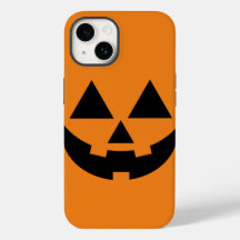 Halloween Jack-o'-lantern Ansikte iphone case