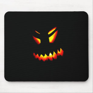 Halloween Jack-O-Lantern Ansikte Mousepad Musmatta