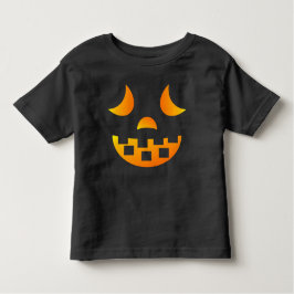 Halloween Jack-o'-lantern Ansikte Småbarn T-shirt