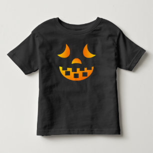 Halloween Jack-o'-lantern Ansikte Småbarn T-shirt