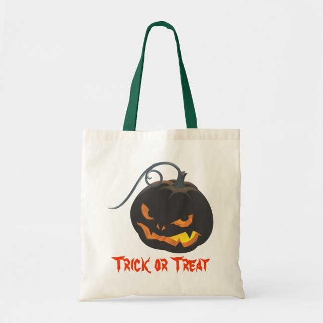 Halloween Jack o lantern Bag Tygkasse (Framsidan)