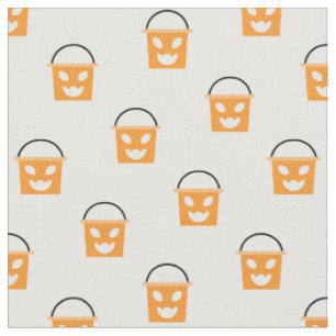 Halloween Jack-O-Lantern Candy Bucket Mönster Tyg