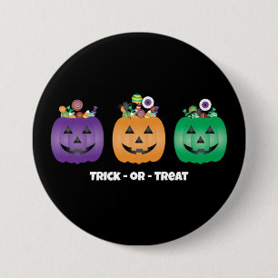 Halloween Jack o lantern Candy Pail Knapp