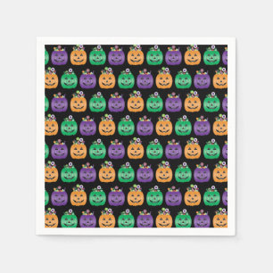 Halloween Jack o lantern Candy Pail Pappersservett