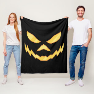 Halloween Jack O Lantern Fleecefilt