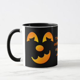 Halloween Jack-o'-lantern Funny Ansikte Mugg