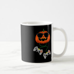 Halloween Jack o lantern Gamer Boys Kids Manar Rol Kaffemugg