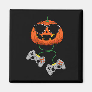 Halloween Jack o lantern Gamer Boys Kids Manar Rol Magnet
