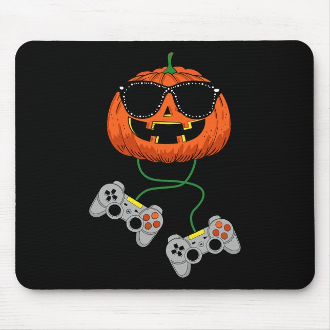 Halloween Jack o lantern Gamer Boys Kids Manar Rol Musmatta (Framsidan)