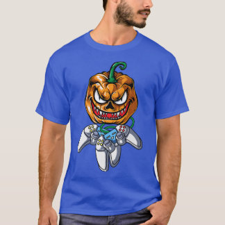 Halloween Jack o lantern Gamer, Jackolantern Pumpk T Shirt