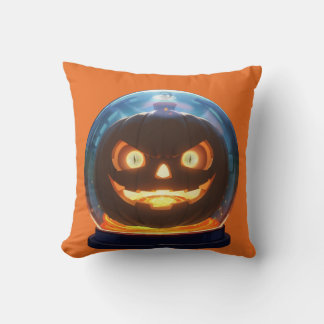 Halloween Jack-o-Lantern Globe Kudde