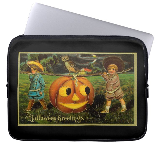 Halloween Jack-o-Lantern Harvest Night by Kids Laptop Fodral (Framsidan)