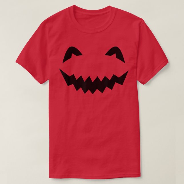 Halloween Jack o lantern Jackolantern Spooky Scary T Shirt (Design framsida)