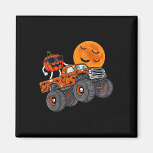 Halloween Jack o lantern Monster Lastbil Småbarn B Magnet