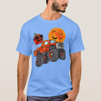 Halloween Jack o lantern Monster Lastbil Småbarn B T Shirt