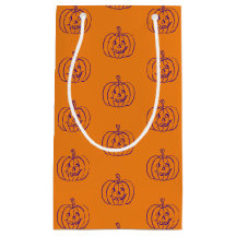 Halloween jack o lantern orange lila mönster