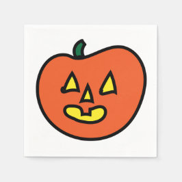 Halloween Jack-o-lantern Pappersservett