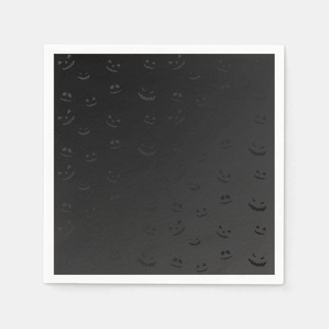 Halloween Jack-o-Lantern - Pappersservett (Framsidan)