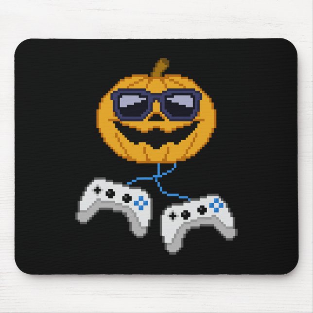 Halloween Jack o lantern Pixelated Gaming Gamer Bo Musmatta (Framsidan)