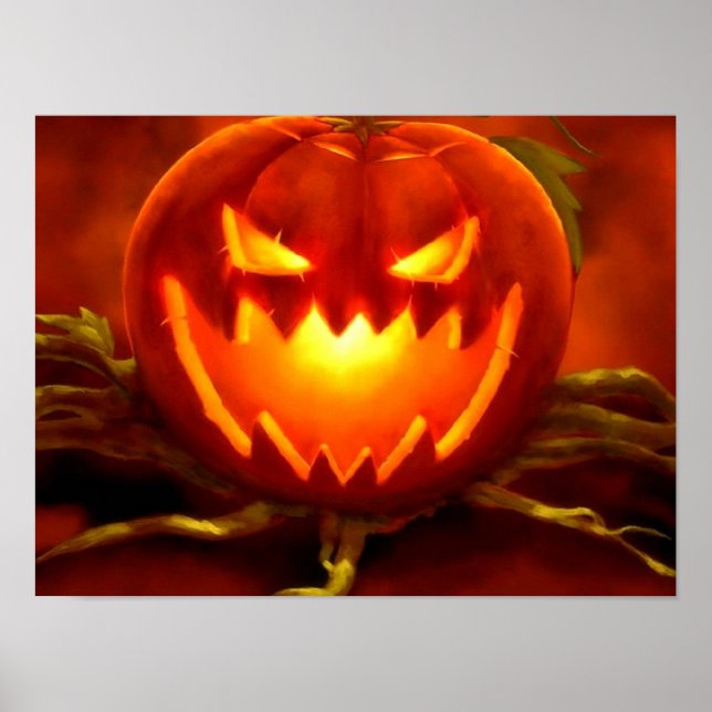 Halloween Jack o lantern Poster (Framsidan)
