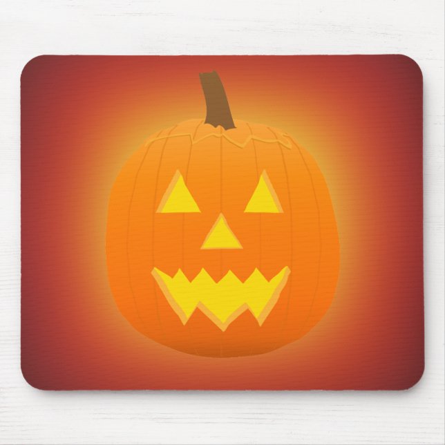 Halloween: Jack o lantern: Pumpa: Mousepad Musmatta (Framsidan)