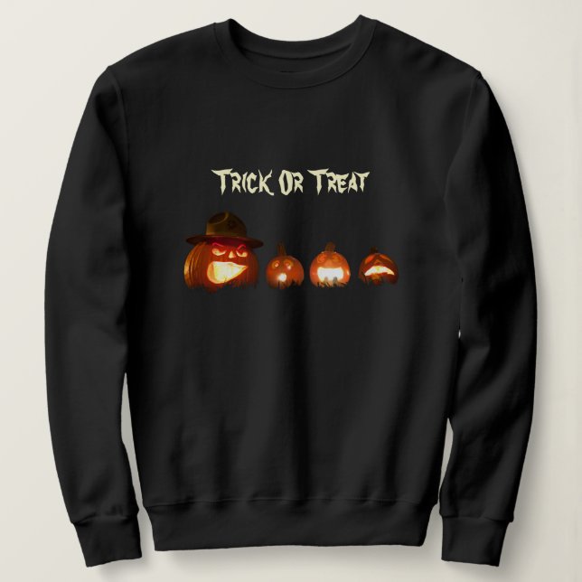 Halloween jack o lantern-pumpade pumpor Halloween T Shirt (Design framsida)