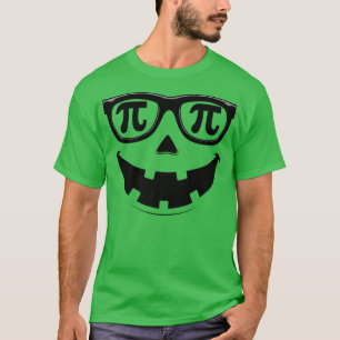 Halloween Jack o lantern Pumpkin Ansikte Pi Math P T Shirt