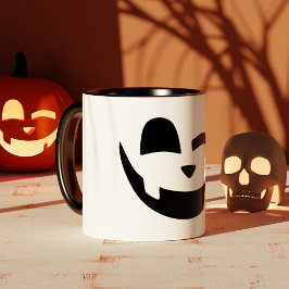 Halloween Jack o lantern Pumpkin Lycklig Ansikte Mugg
