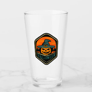 Halloween Jack o lantern Pumpkin Pub Pint Glass Glaskopp