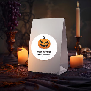 Halloween Jack-o’-Lantern - Runt Klistermärke