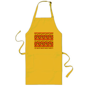 Halloween Jack-O-Lantern & Spider Apron Långt Förkläde