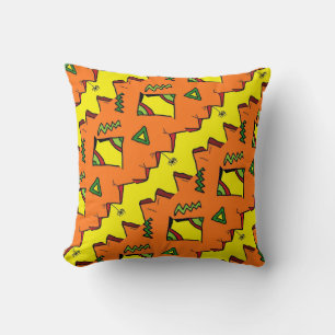 Halloween Jack-O-Lantern & Spider Pillow Polyester Kudde