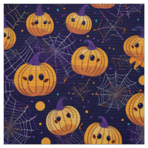 Halloween jack o lantern-väv tyg