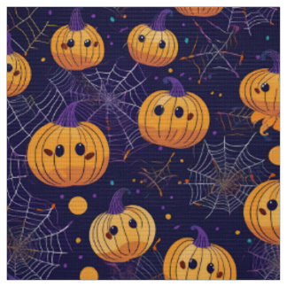 Halloween jack o lantern-väv tyg
