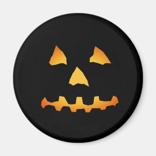 Halloween: Jack o lanternansikte: Magnet