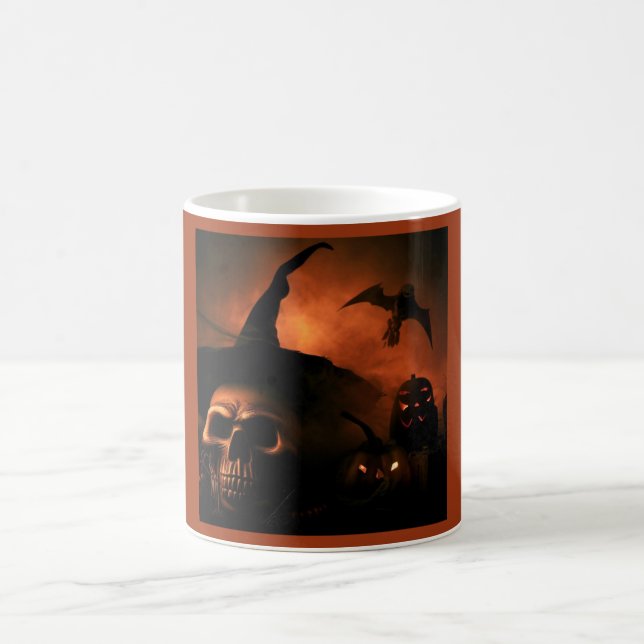 Halloween - Jack-O-Lanternor 4 Kaffemugg (Center)