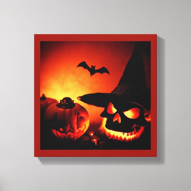 Halloween - Jack-O-Lanterns 6 Canvastryck (Framsida)