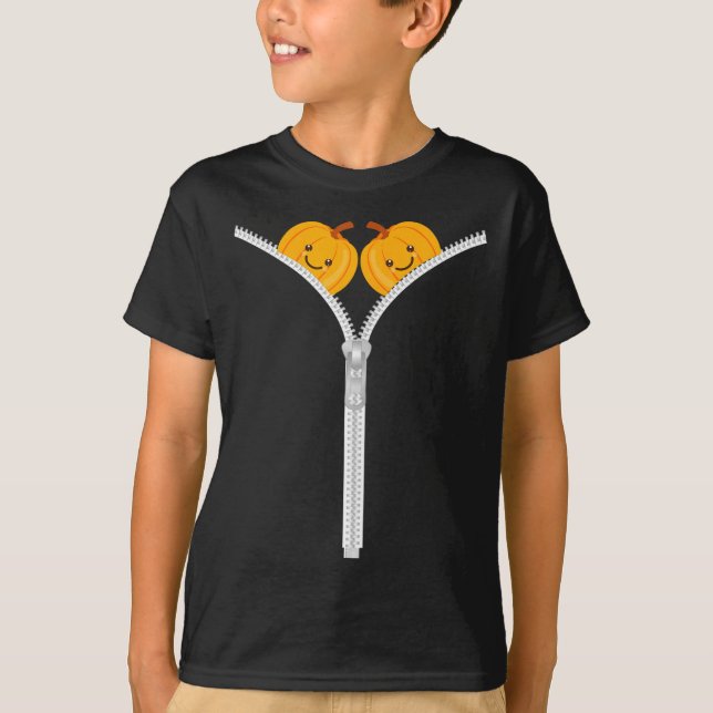 Halloween jack o lykta skrämmande spöke pumpa  t shirt (Framsida)