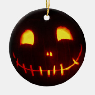 Halloween Jack-o-Lyktan Julgransprydnad Keramik