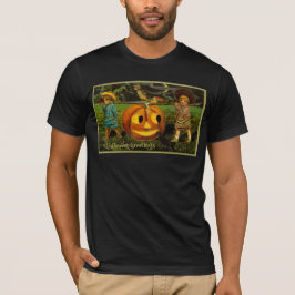 Halloween Jack-o-Lyktans skörde natt av barn T Shirt