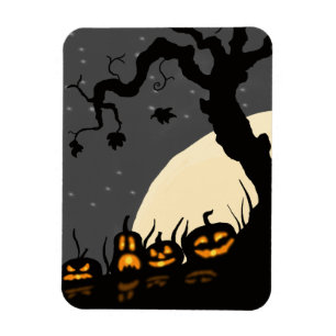 Halloween Jack-o-lyktor Magnet