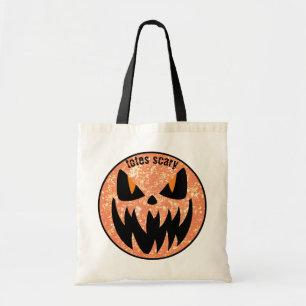 Halloween Jack o'Lantern Black Orange Tygkasse