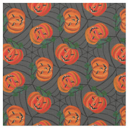 Halloween Jack o'lantern Cobwebs Mönster Pumpkins Tyg