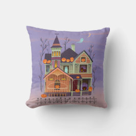 Halloween Jack-o'lantern House Kudde